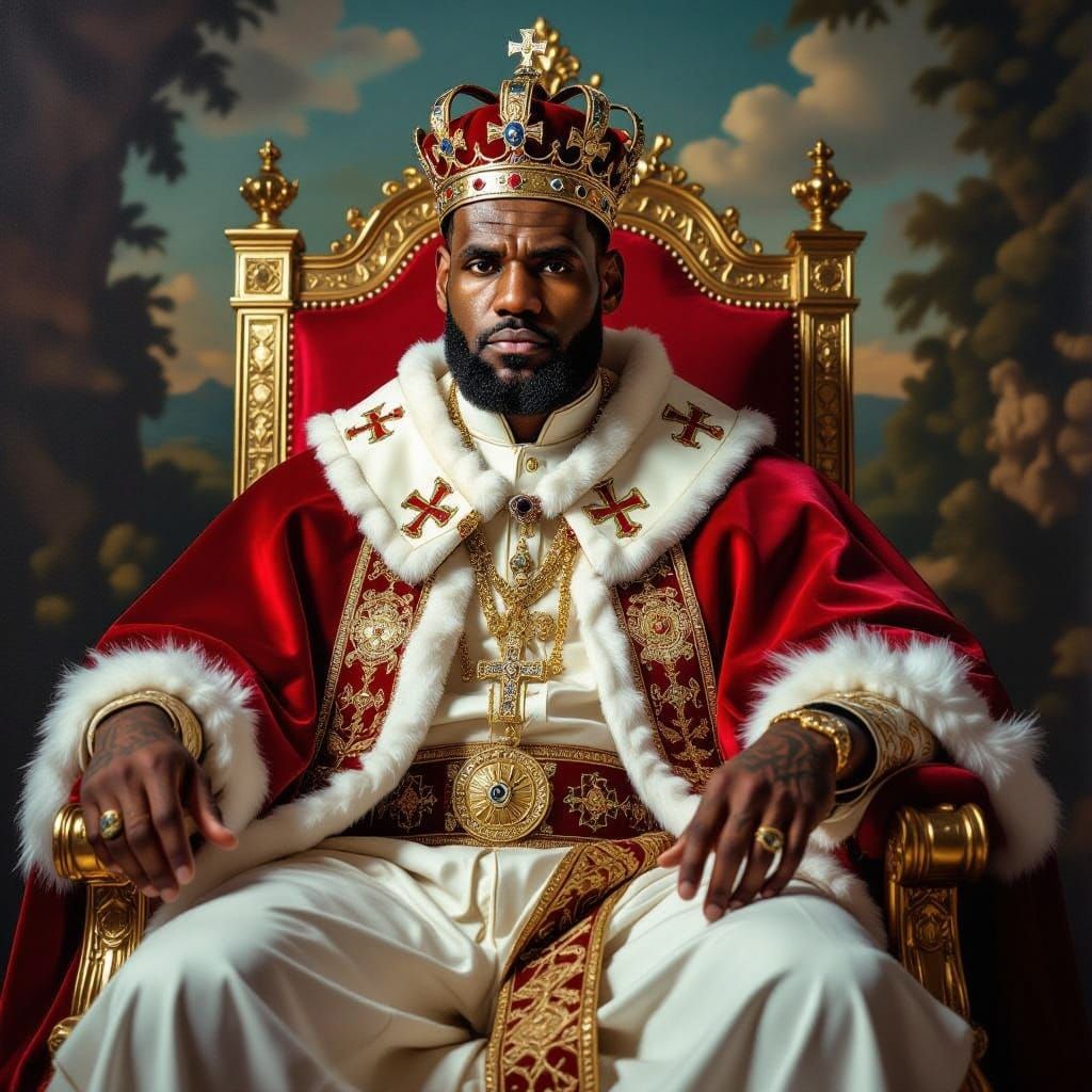The Papal King Lebron: A Renaissance Vision