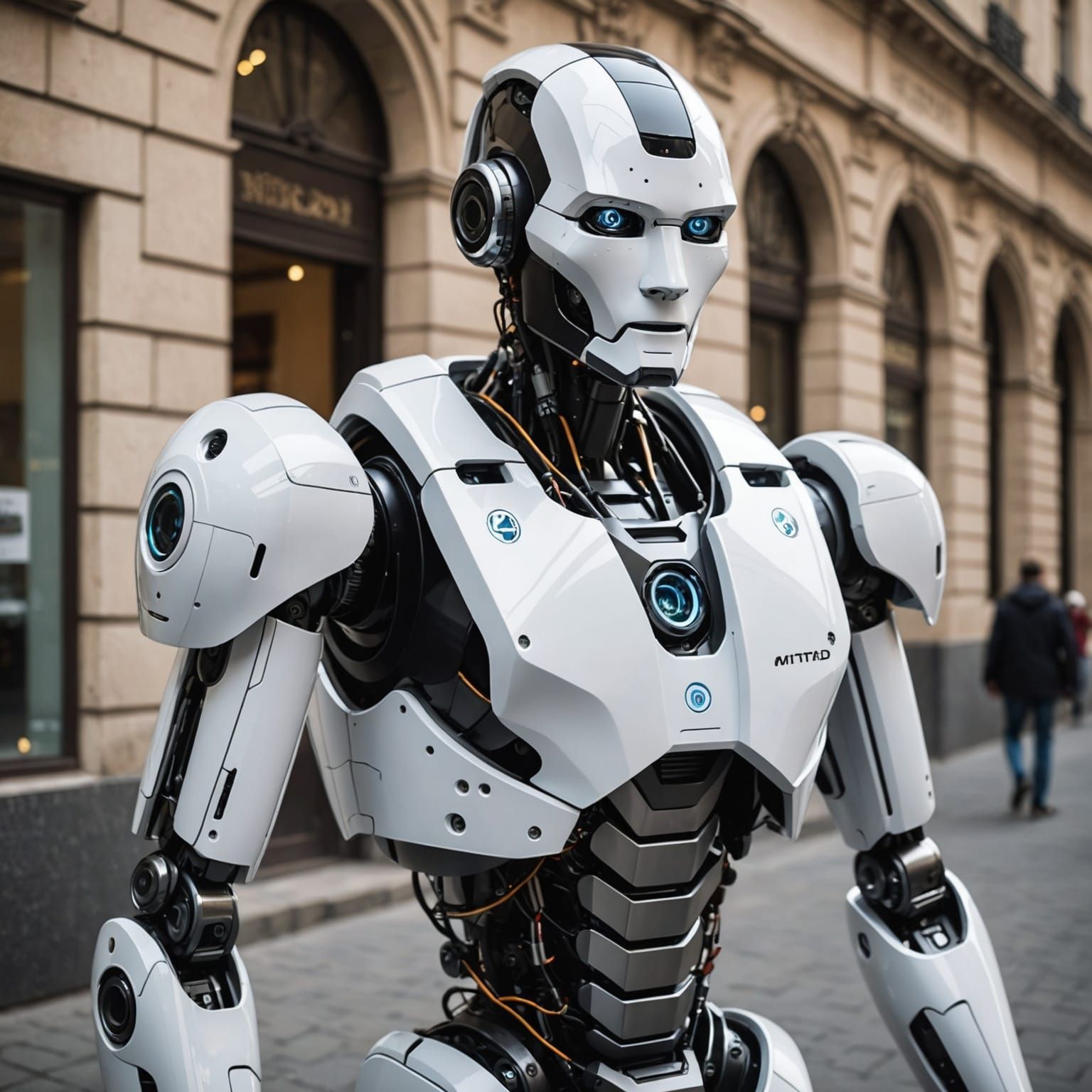Cyborg: Half Human, Half Robot Fusion