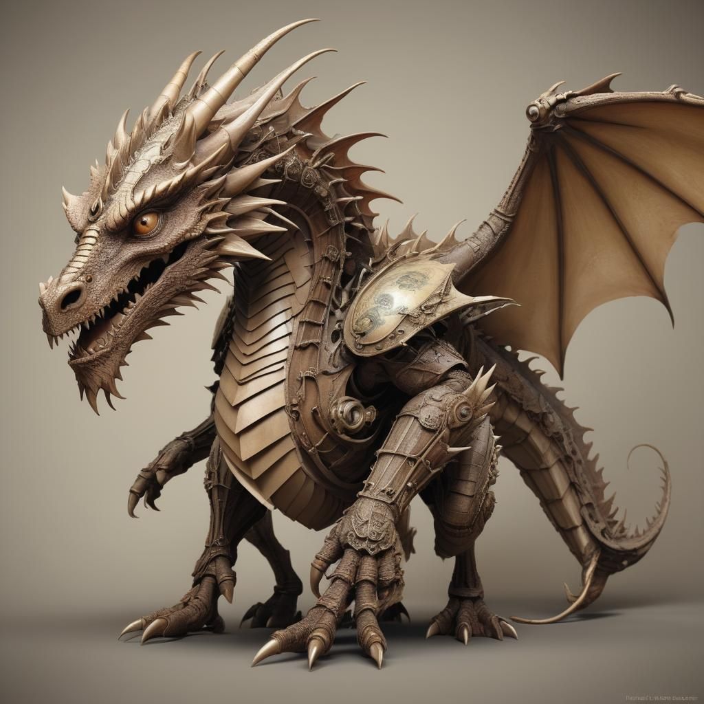 Biometric Dragon Raider in DaVinci Style