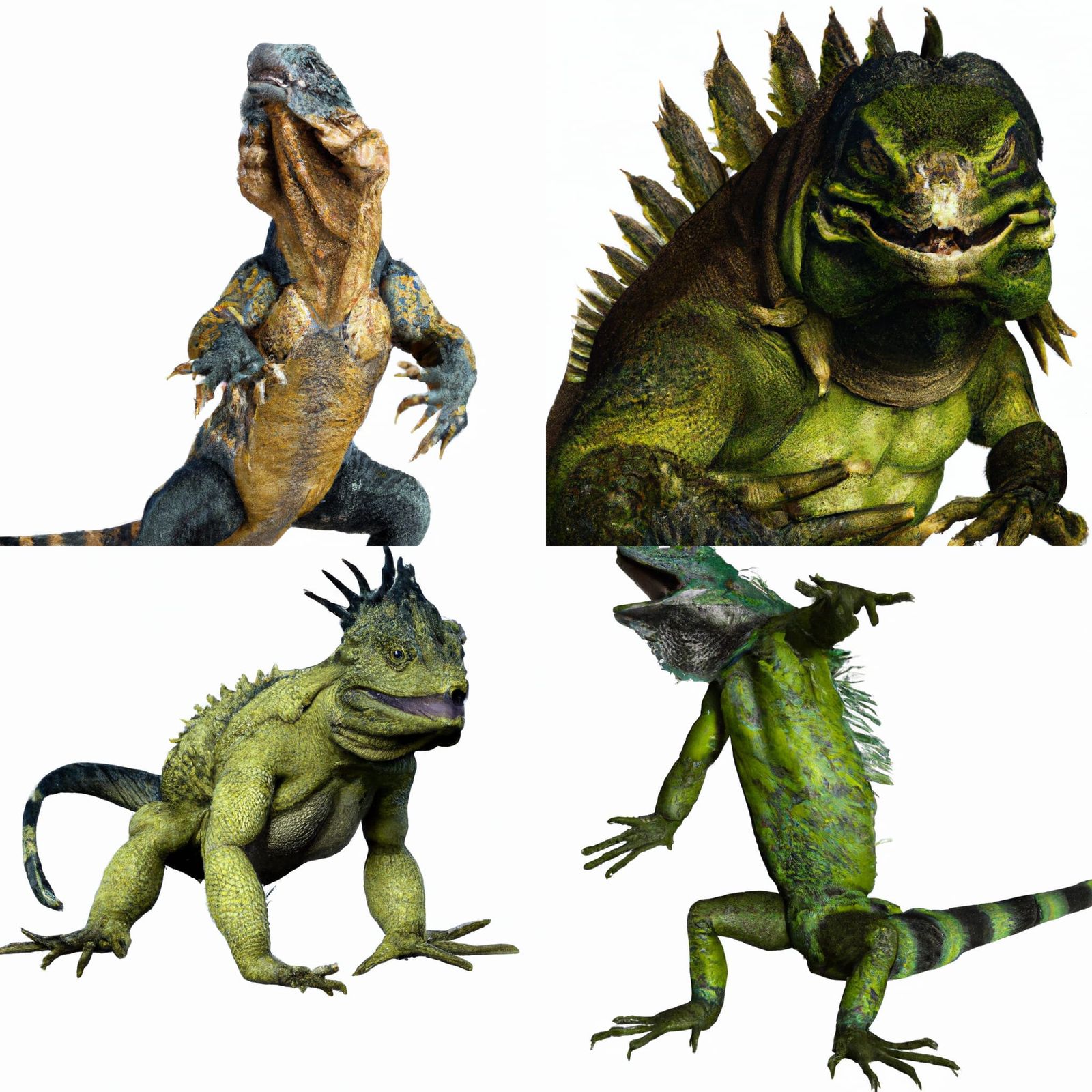 Realistic High Resolution Reptilian Overlord