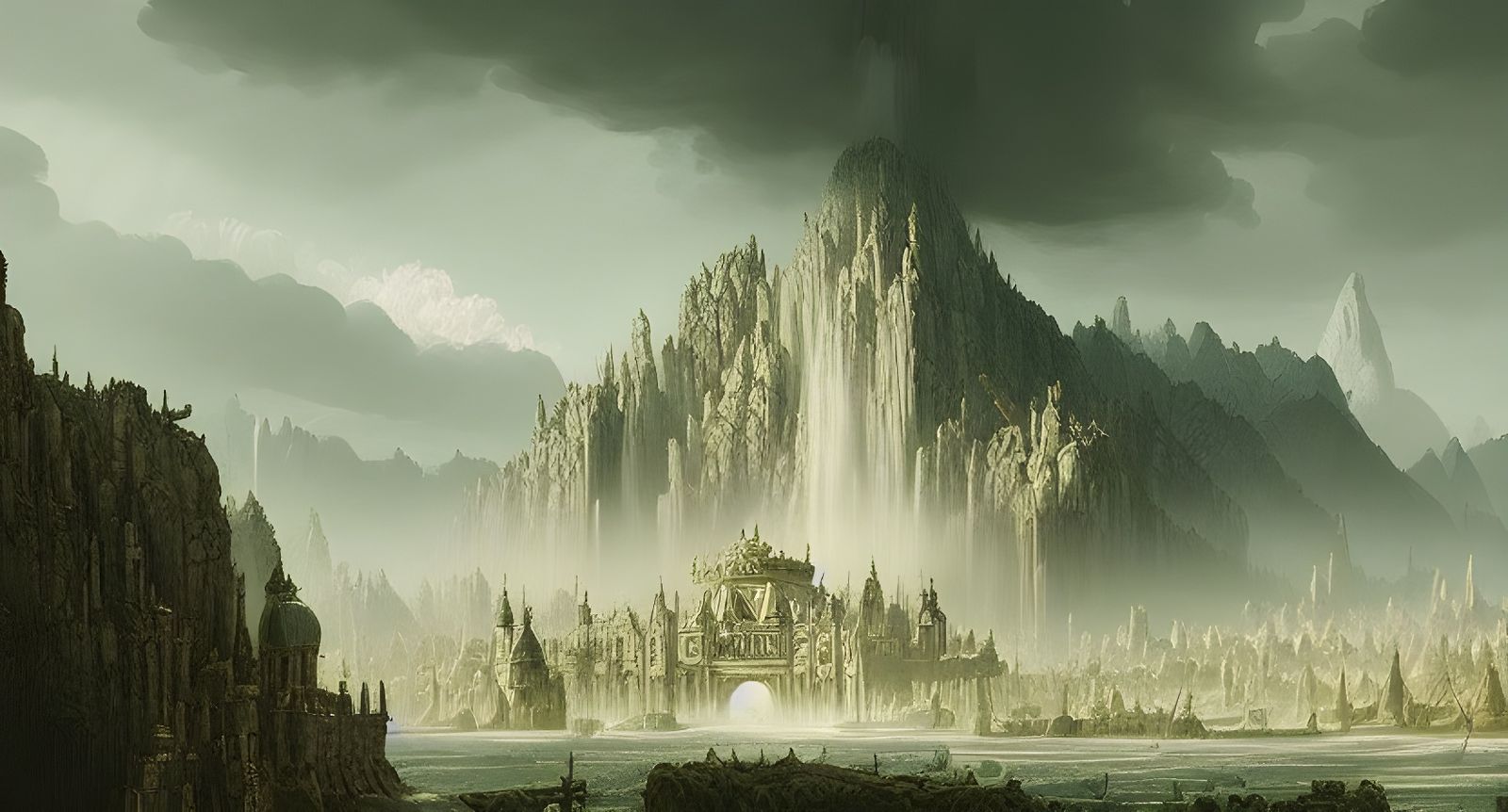 Epic Cinematic Digital Matte Painting