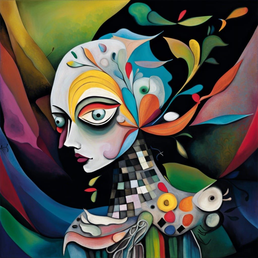 Dreamscape Fairies Making Wishes, in Surrealist Style