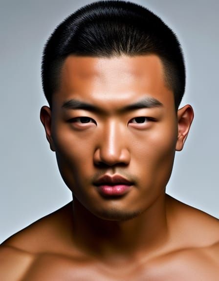 Asian male model