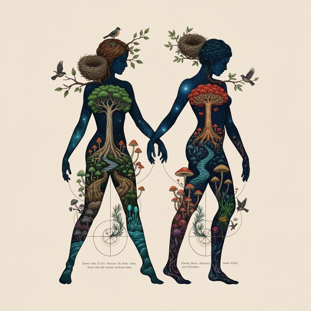 Cosmic Dance: Fantasy Plant Kingdom Concept Art