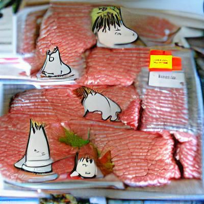Moomin Meat For Sale: An AI Interpretation