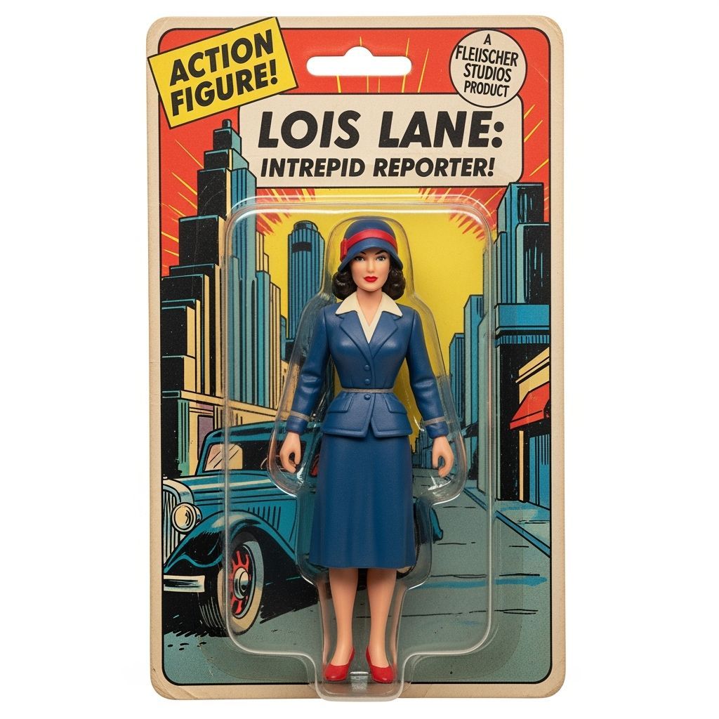 Max Fleischer’s version of The Justice Society’s Lois Lane a...