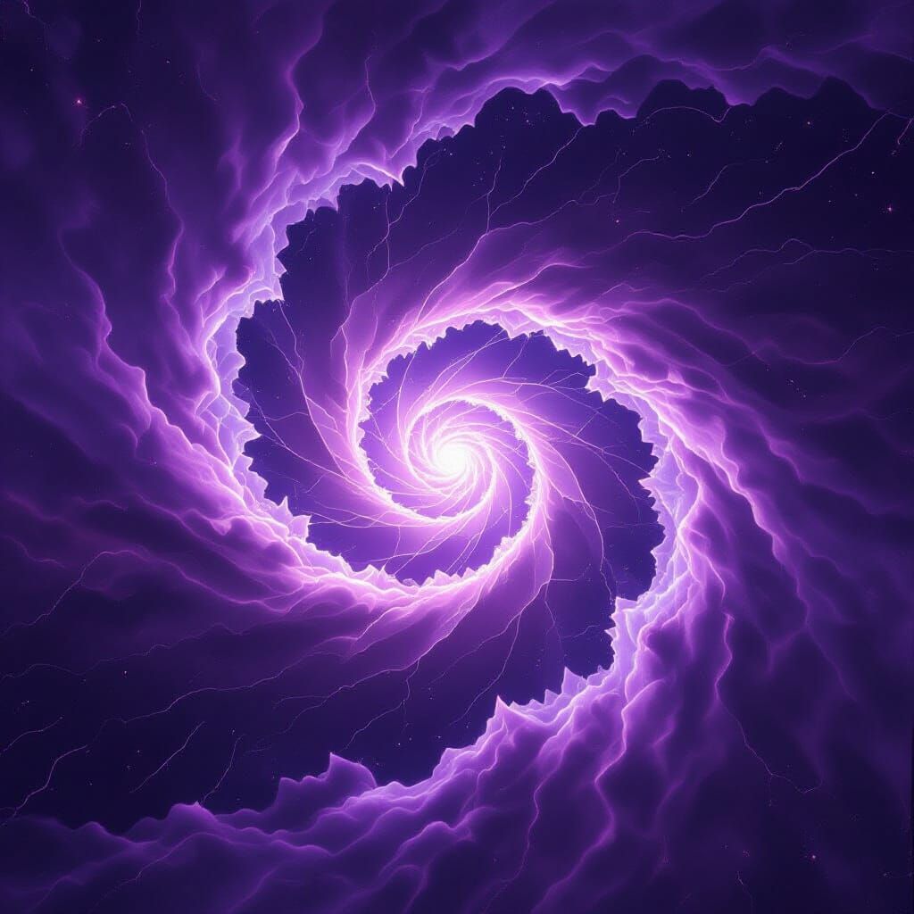 Dream-Spirit Shapeshifting in Cosmic Violet Fabric