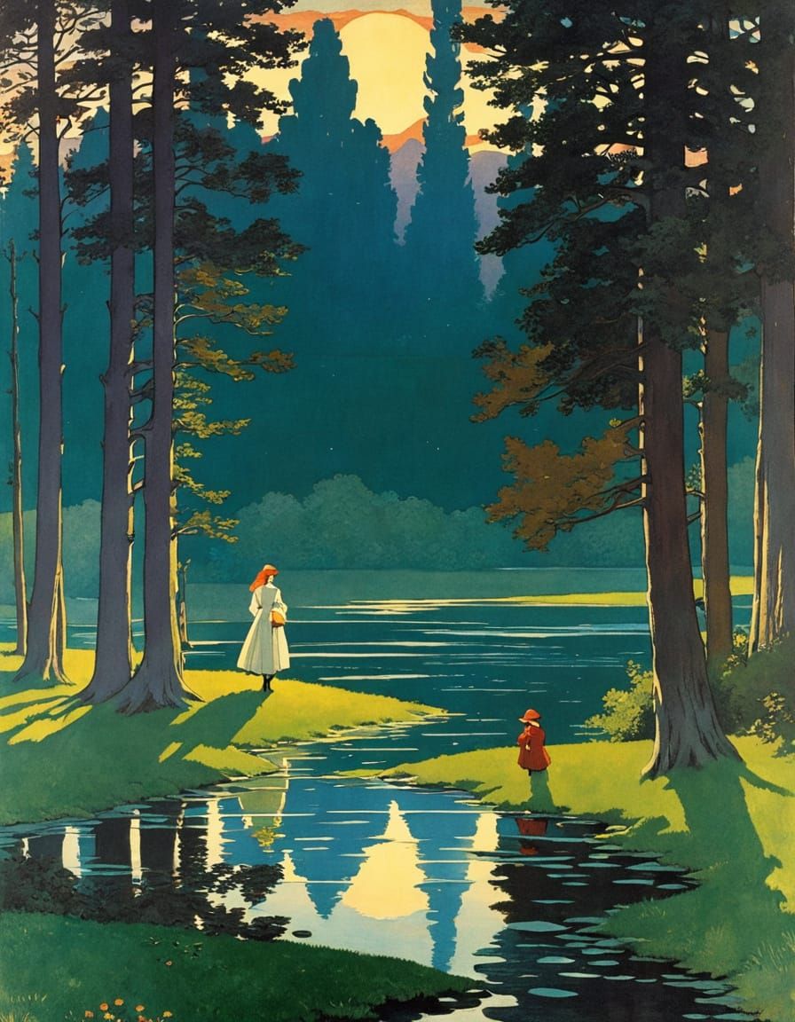 frederick cayley robinson, edward henry potthast