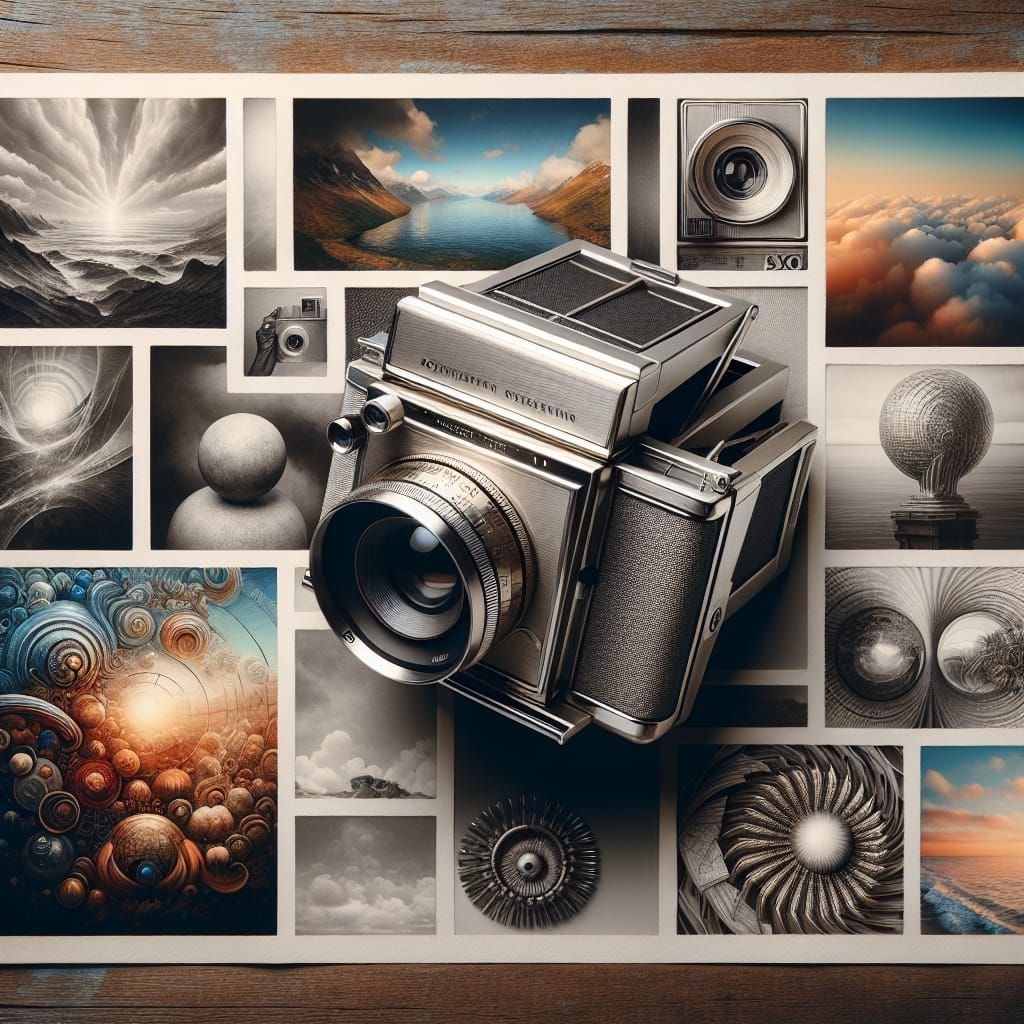 Vintage Polaroid SX-70 Camera in Sublime Setting