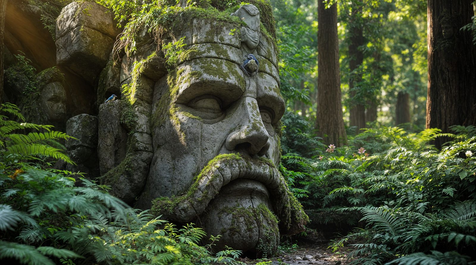 Ancient Gothic King Forgotten in Granite Splendor