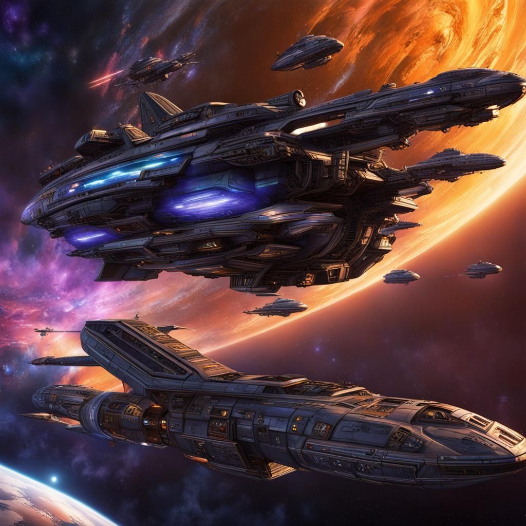 Babylon 5 Sci-Fi Station in Space