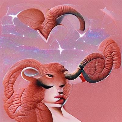 Aries Astrological Sign in Minimalist Style