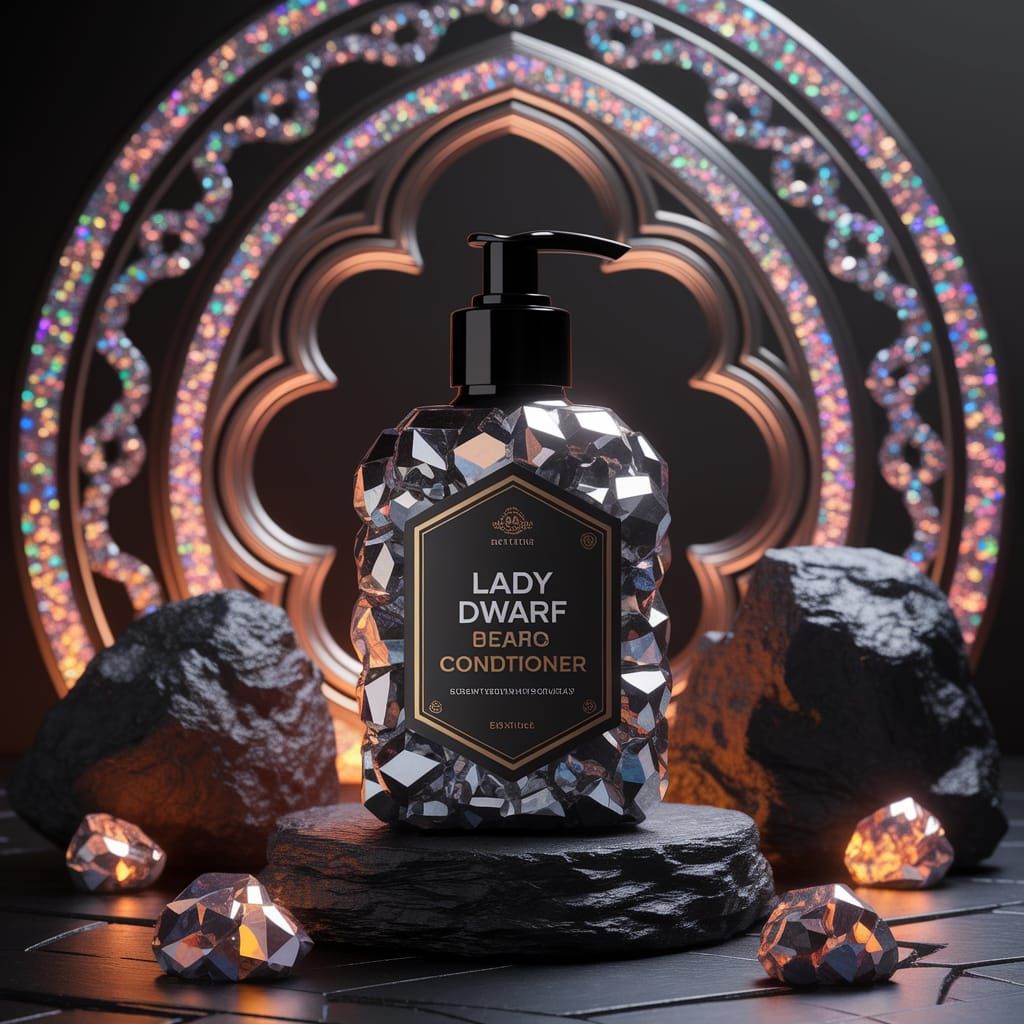 Surreal Dwemer Architecture with Bismuth Crystals and Black ...