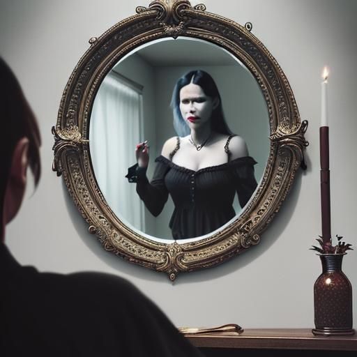 The devil creates a mirror that reflects not someone's current self, but the person they could have become if they made ...