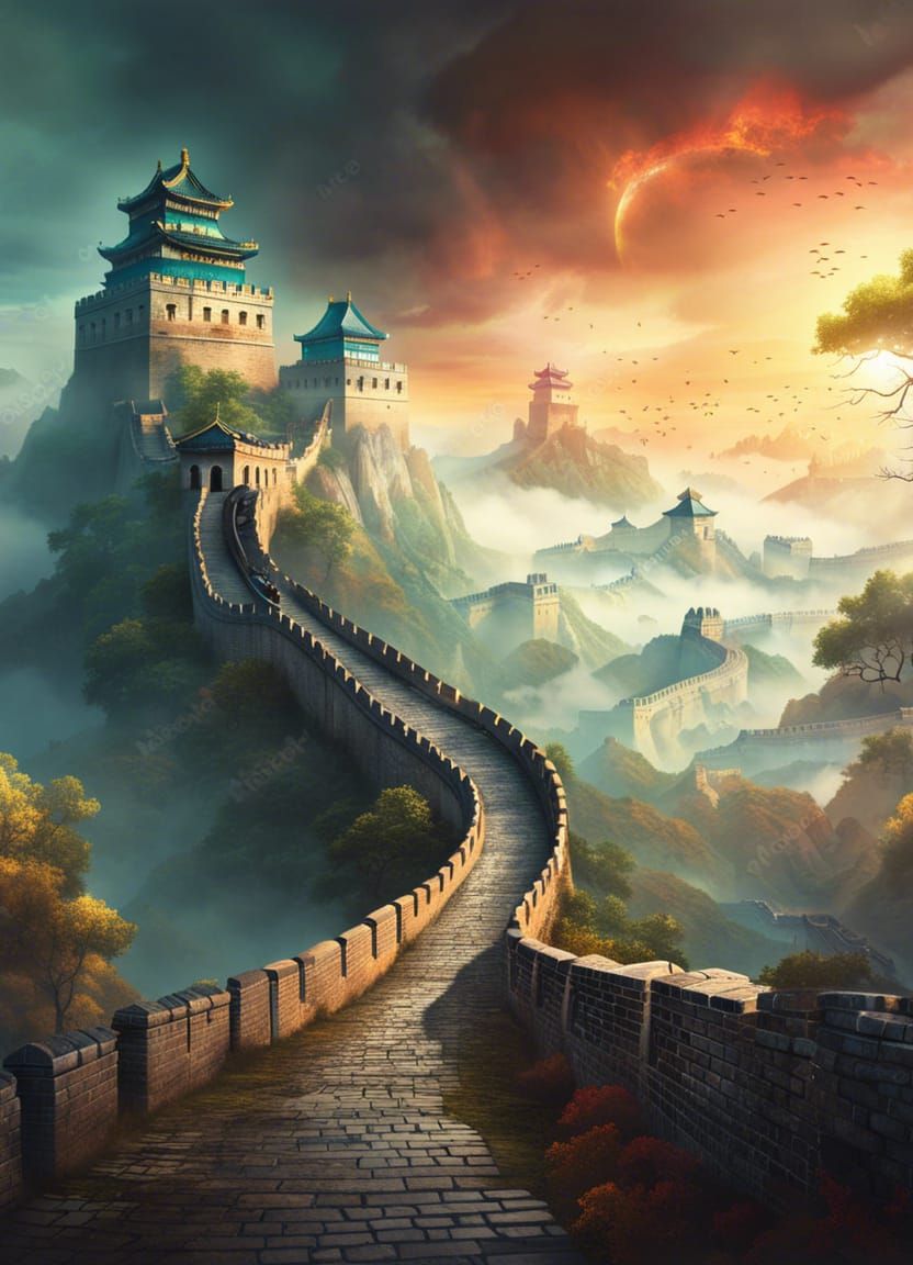 The Great Wall of China After an Extinction Level Event v8