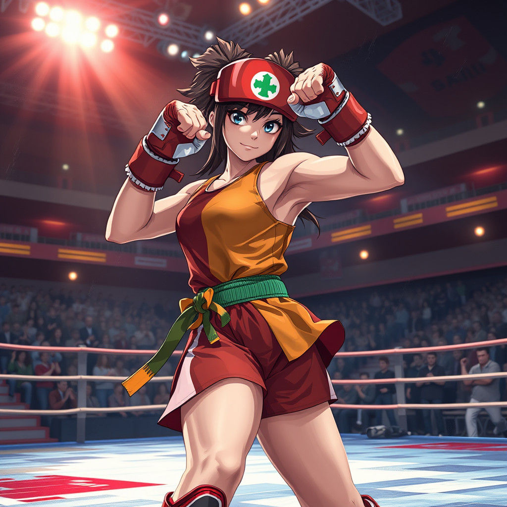 Bulgarian Martial Artist in Anime Fighting Tournament