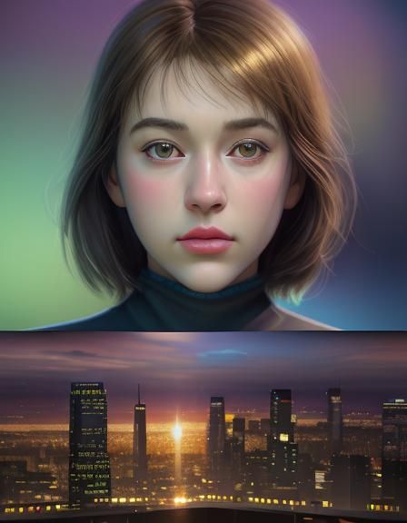 Digital Art in Style of Edward Hopper