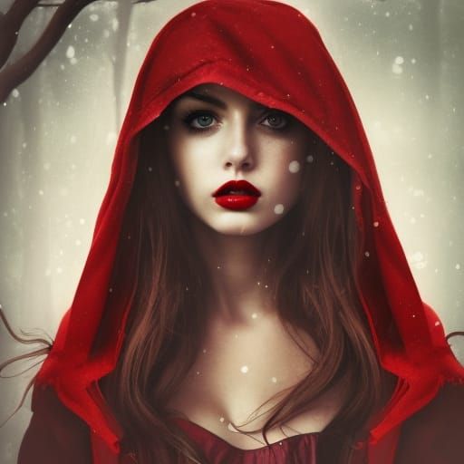 Ana de Armas as Little Red Riding Hood