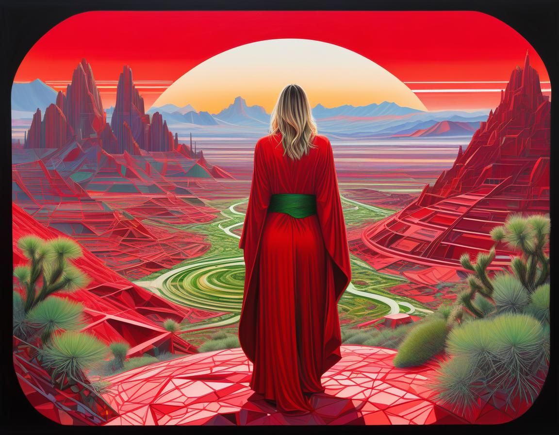 Sheryl Lee as Prophet in Cyberpunk Arizona