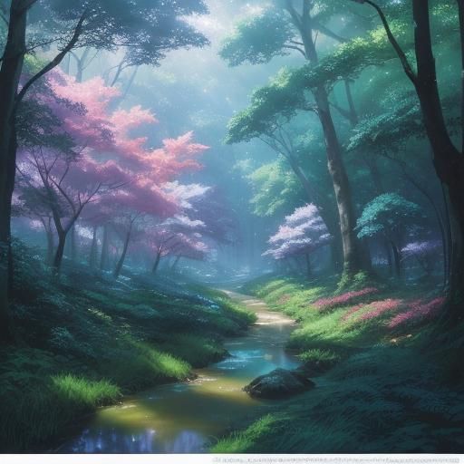 Pikachu and Party Pokemon Celebration in Anime Style