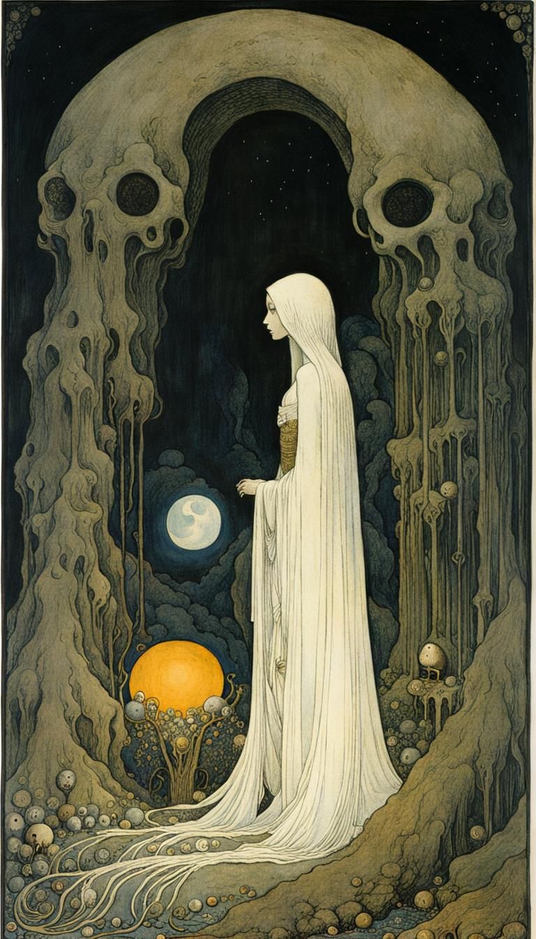 Enchanting Fairy Tale Scene in John Bauer Style