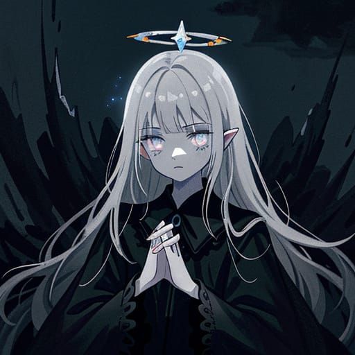 Majestic Vampire Prince Portrait in Gothic Oil Style