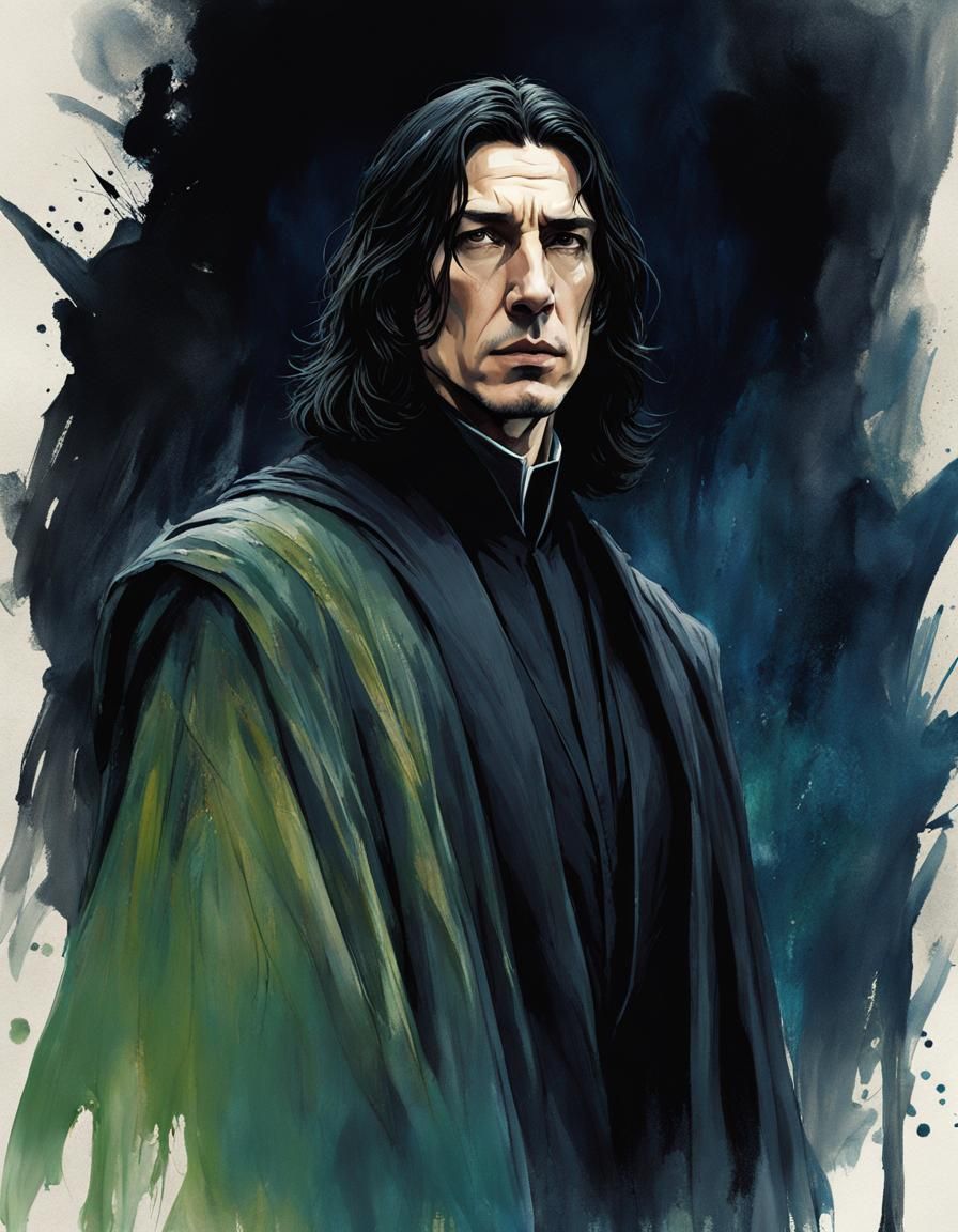 Adam Driver as Severus Snape