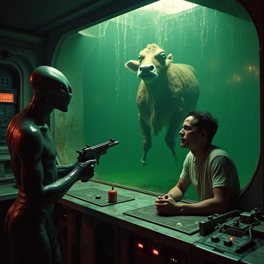 Grey Alien's Gritty Lesson in Bio-Industrial Space