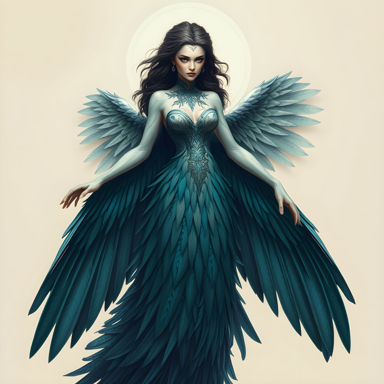 Avian Form Human Figure