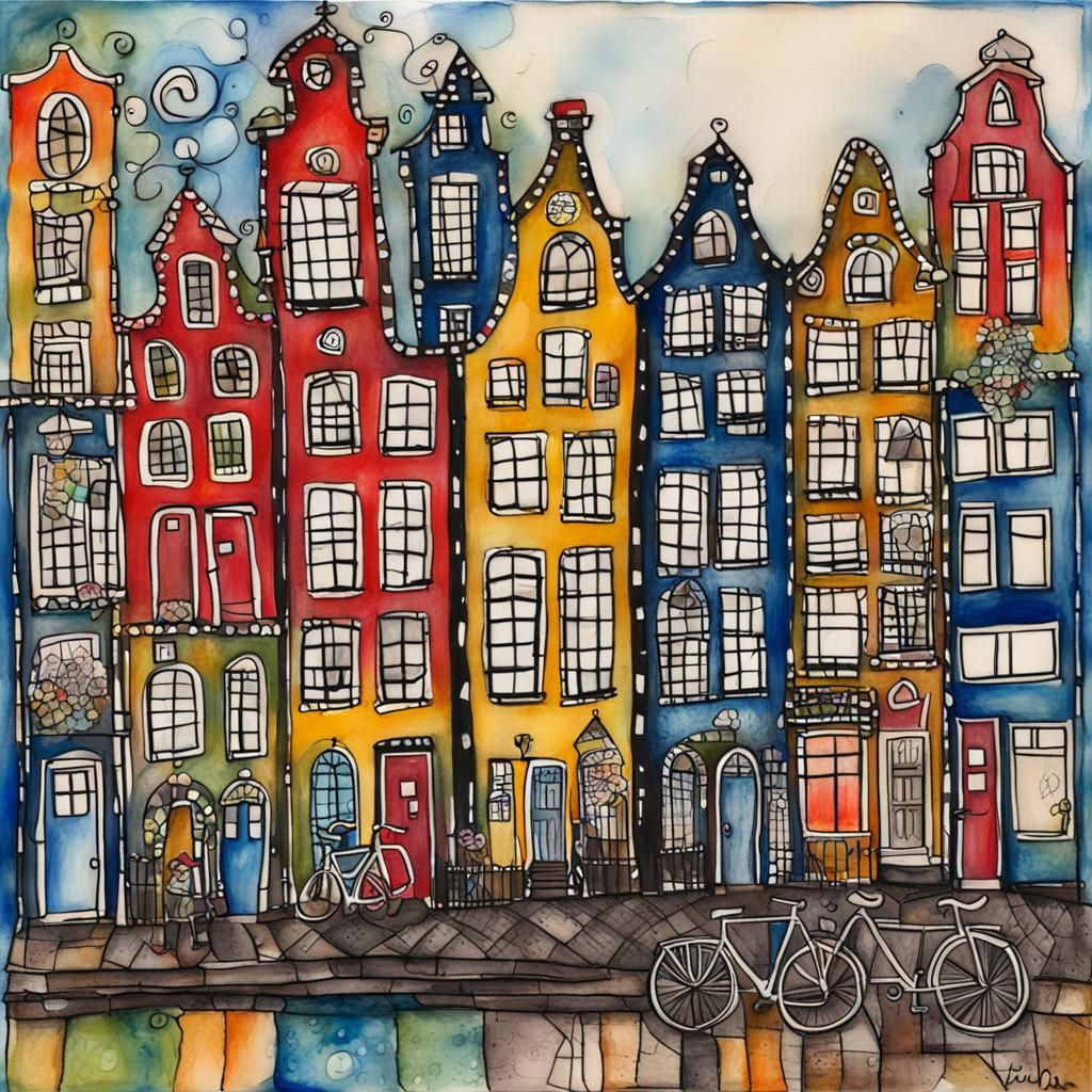 Amsterdam street scene