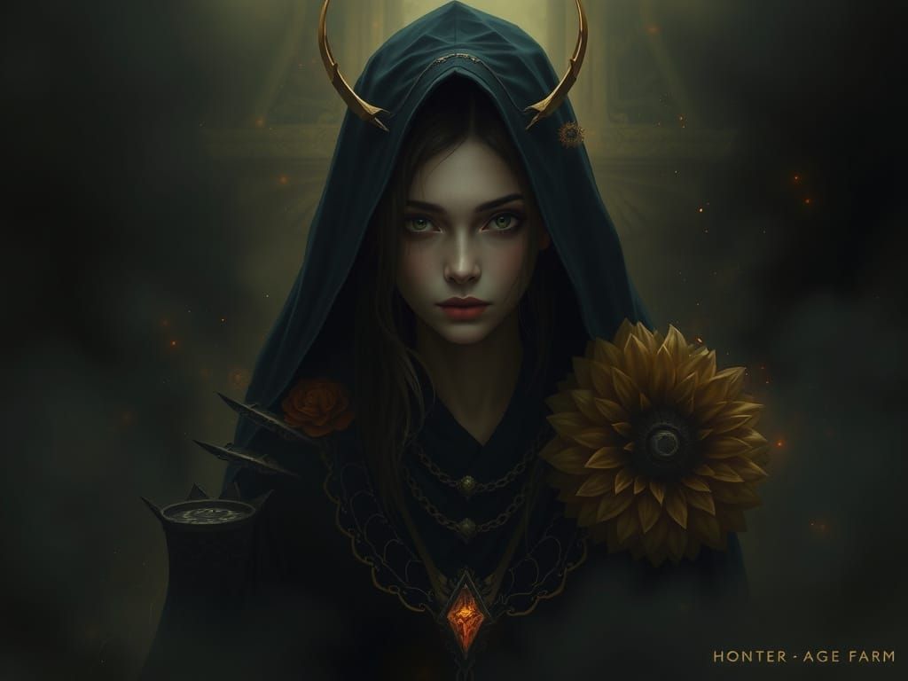 Mysterious Woman in Shadows: Golden Age Illustration