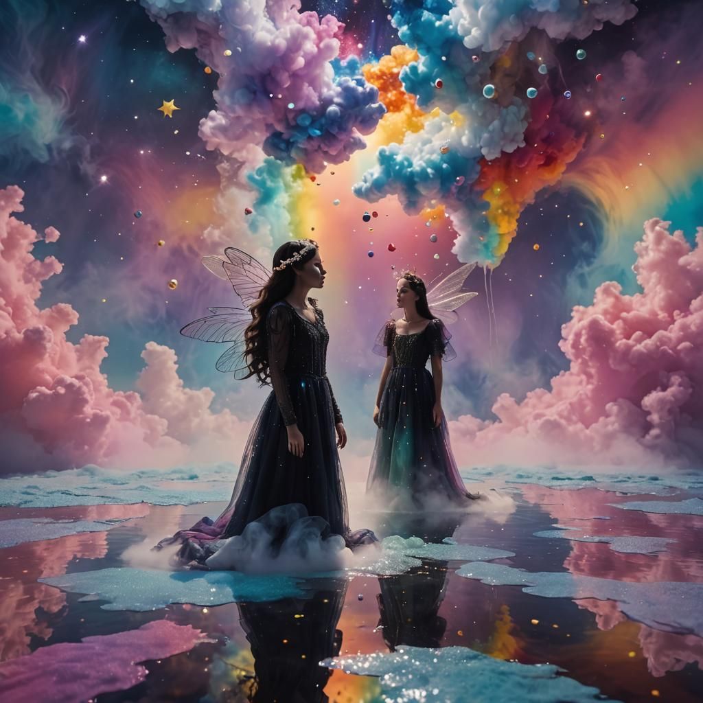 Dreamer in Surreal Macro Photography Style