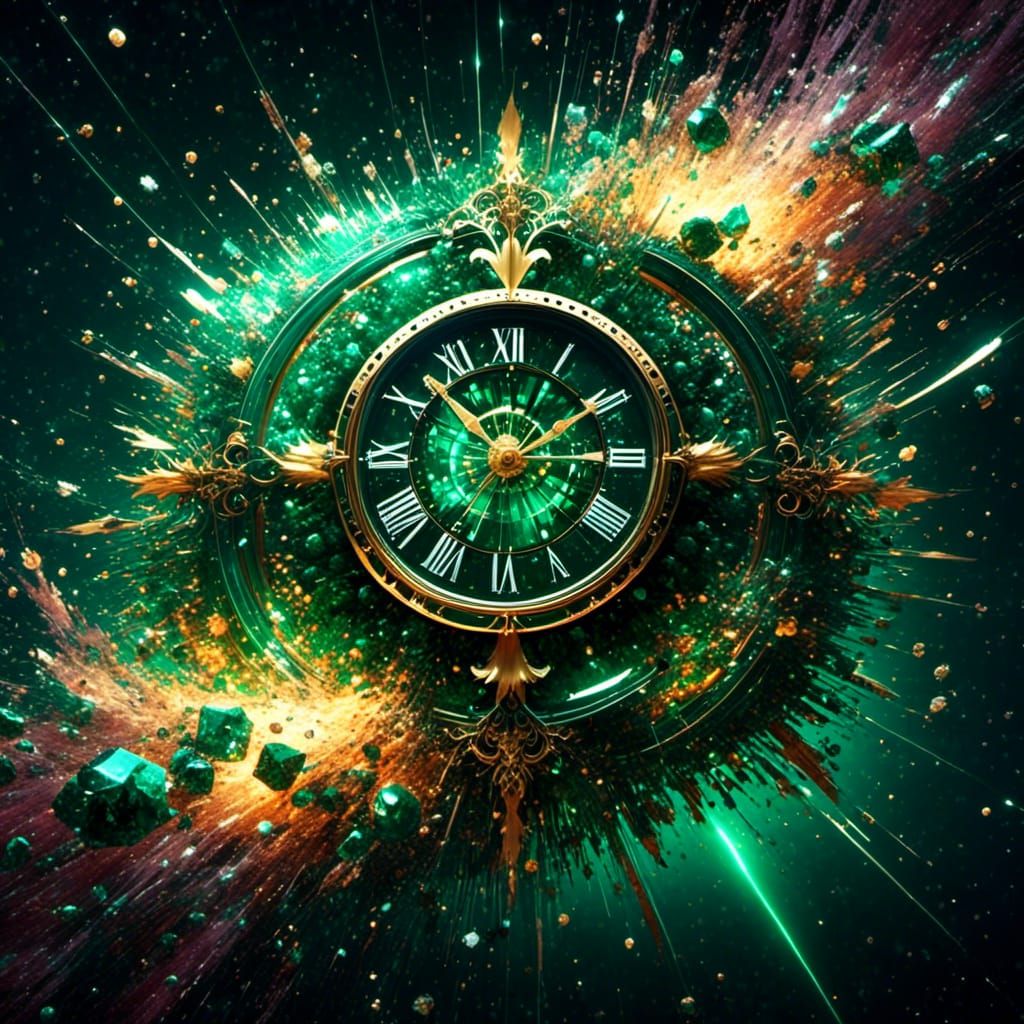 Emerald Clock