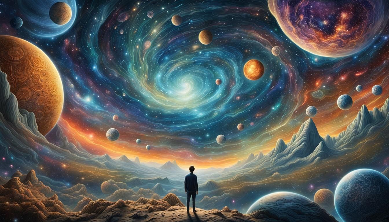 Cosmic Rebirth: A Surreal Transformation