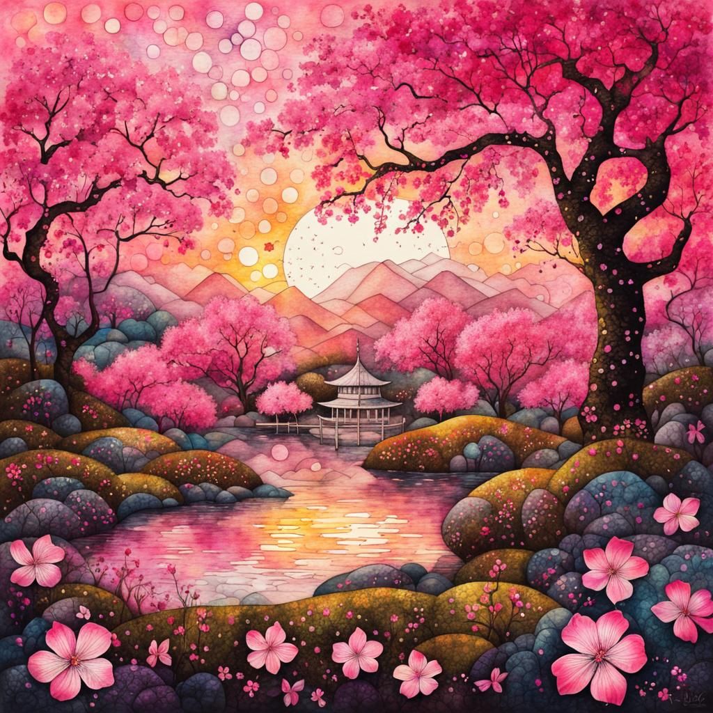 Magic garden of sakura