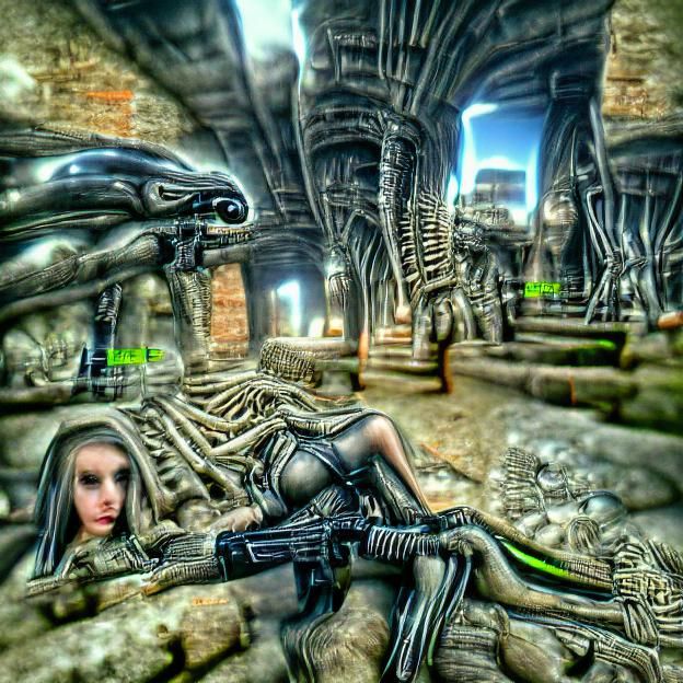 Android Sniper Duel in Ancient Alien City