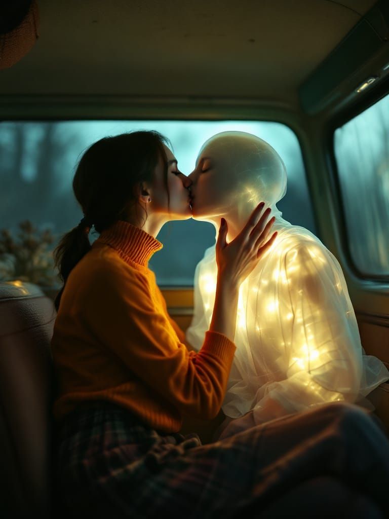 Velma's Ghostly Kiss: An Ethereal Encounter