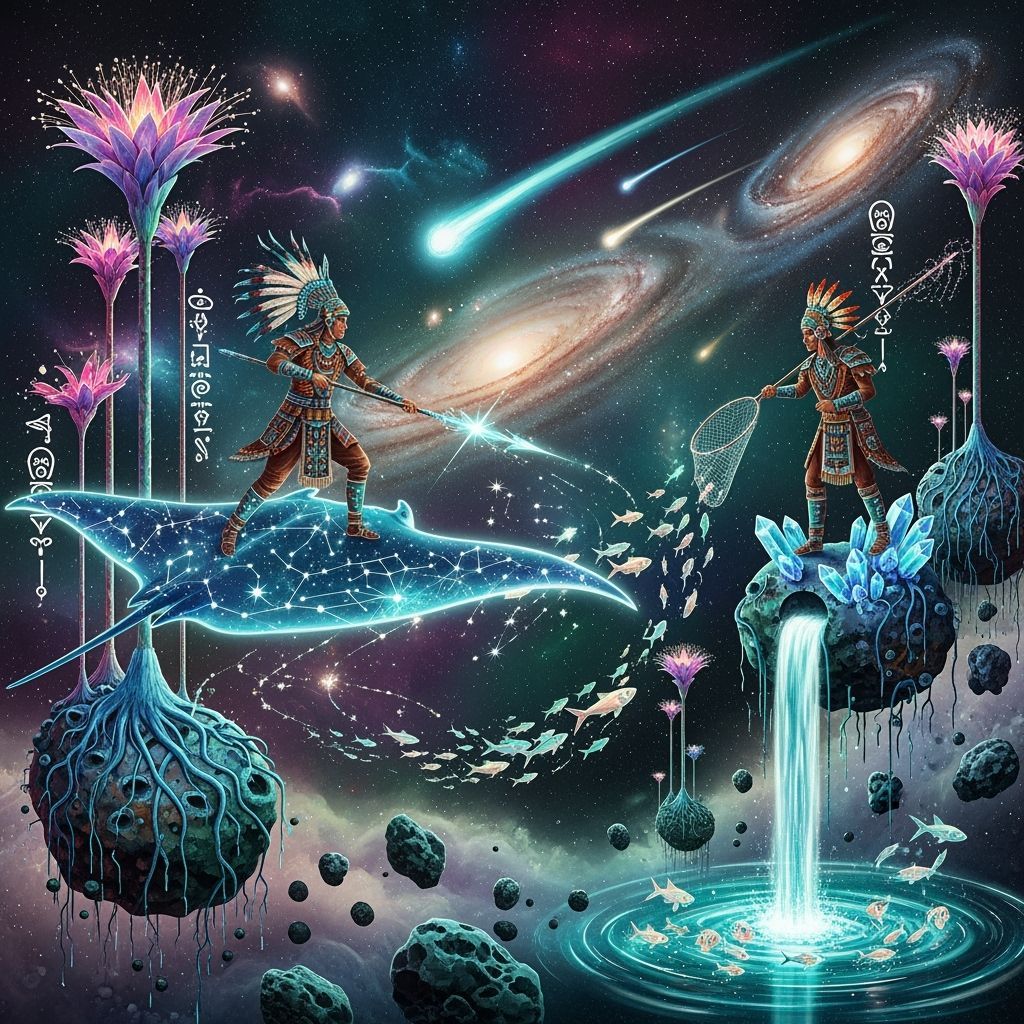 Cosmic Everyday Life: A Maximalist Digital Painting