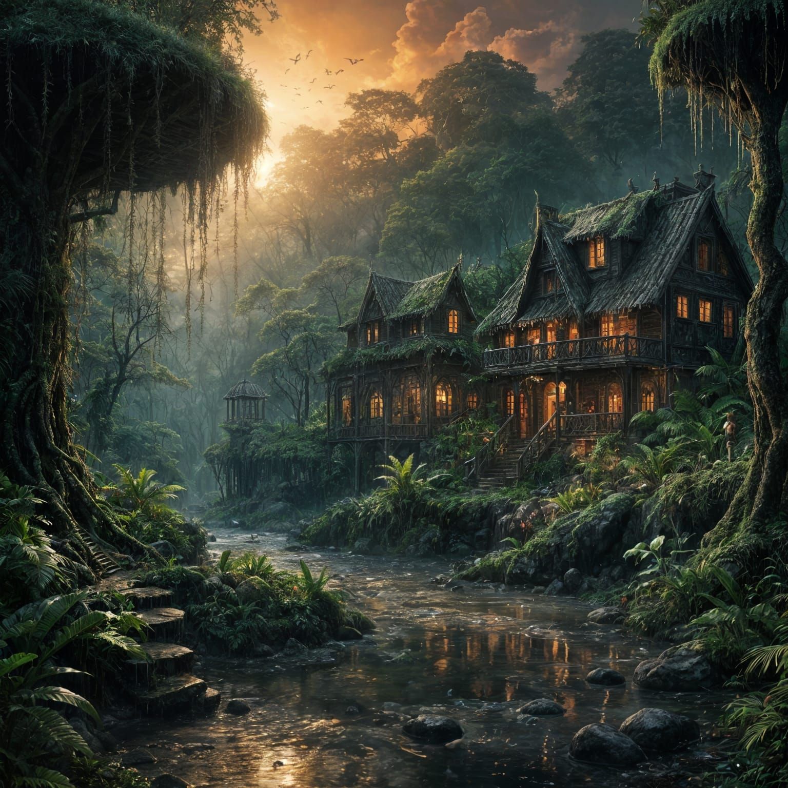 Enchanted Rainforest: Dark Fantasy Art of Central American V...