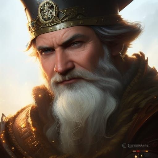 Gnomish Tinkerer Portrait in Dark Fantasy Style