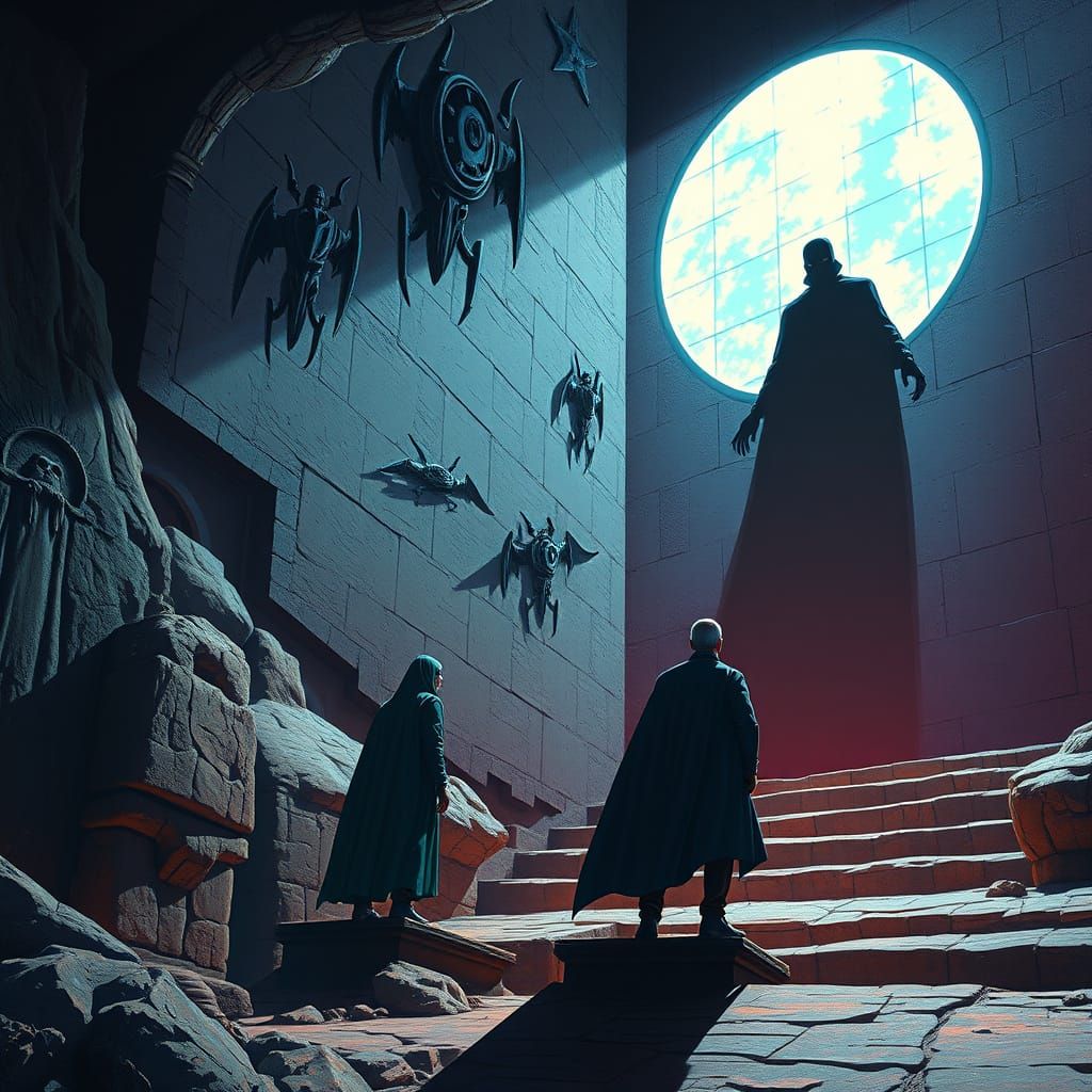 Dr. Vulcan Shadow Plot: Matte Painting Domination