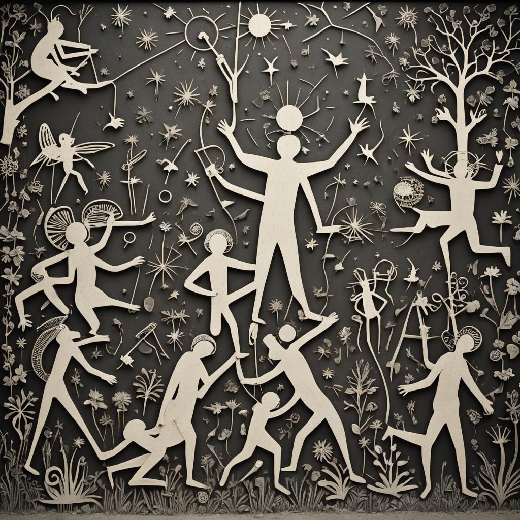 Figurative Line Art: Garden of Earthly Delights