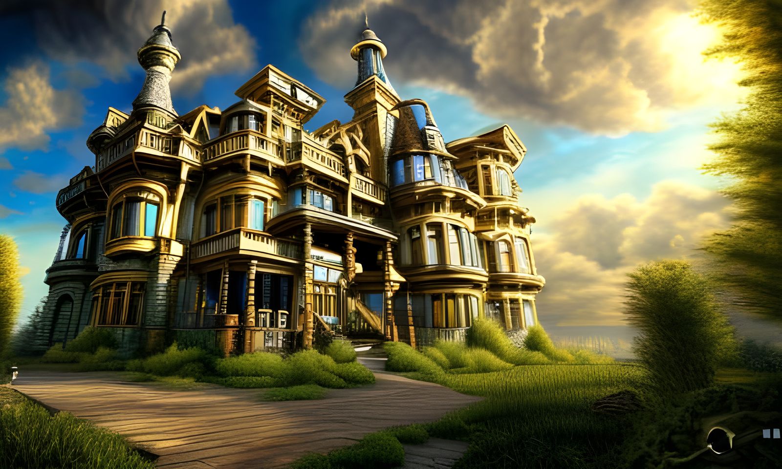 Steampunk Mansion
