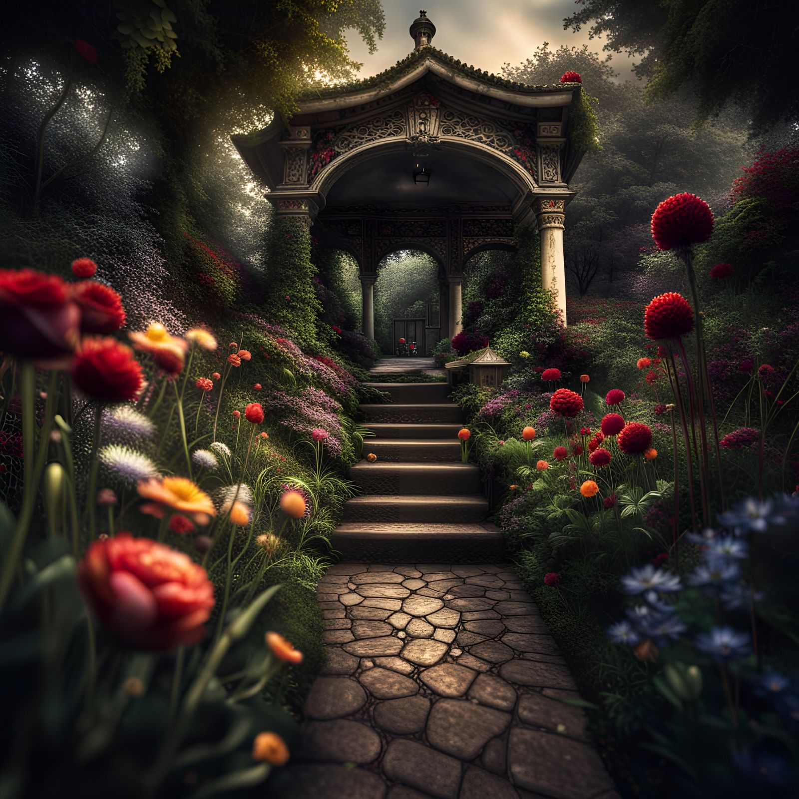 Secret flower garden