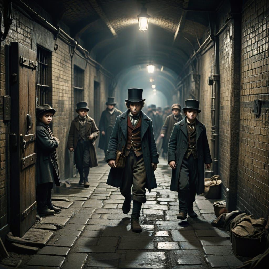 Fagin's Sewer Hideout: Oliver Twist Characters