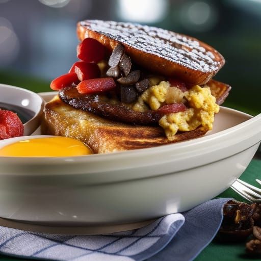 Delicious Lumberjack's Breakfast Buffet in High Definition