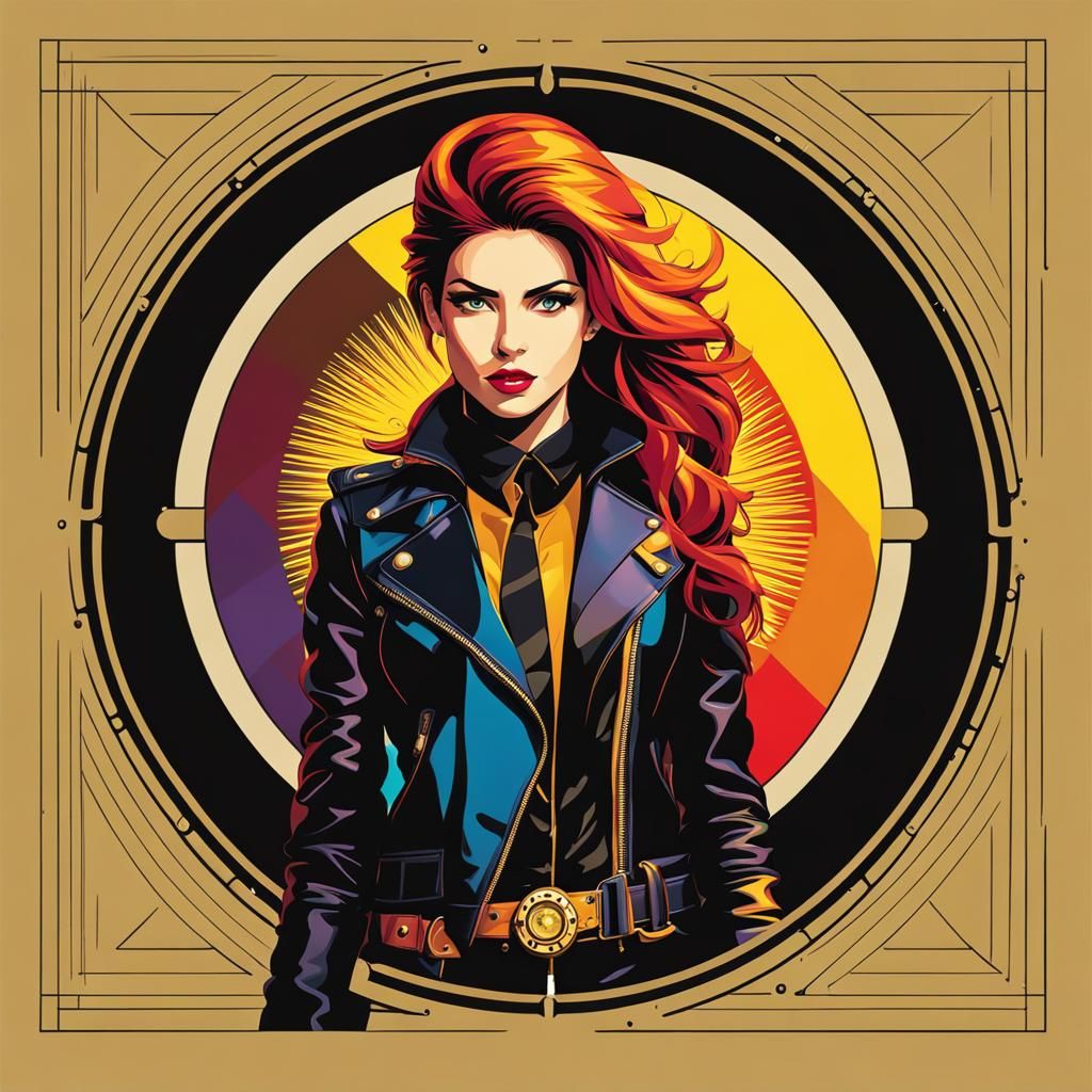 Sunset Shimmer Steampunk Pop Art Screen Print