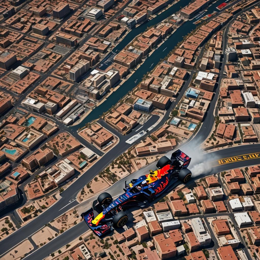 Verstappen Wins Las Vegas Grand Prix: Detailed Matte Paintin...