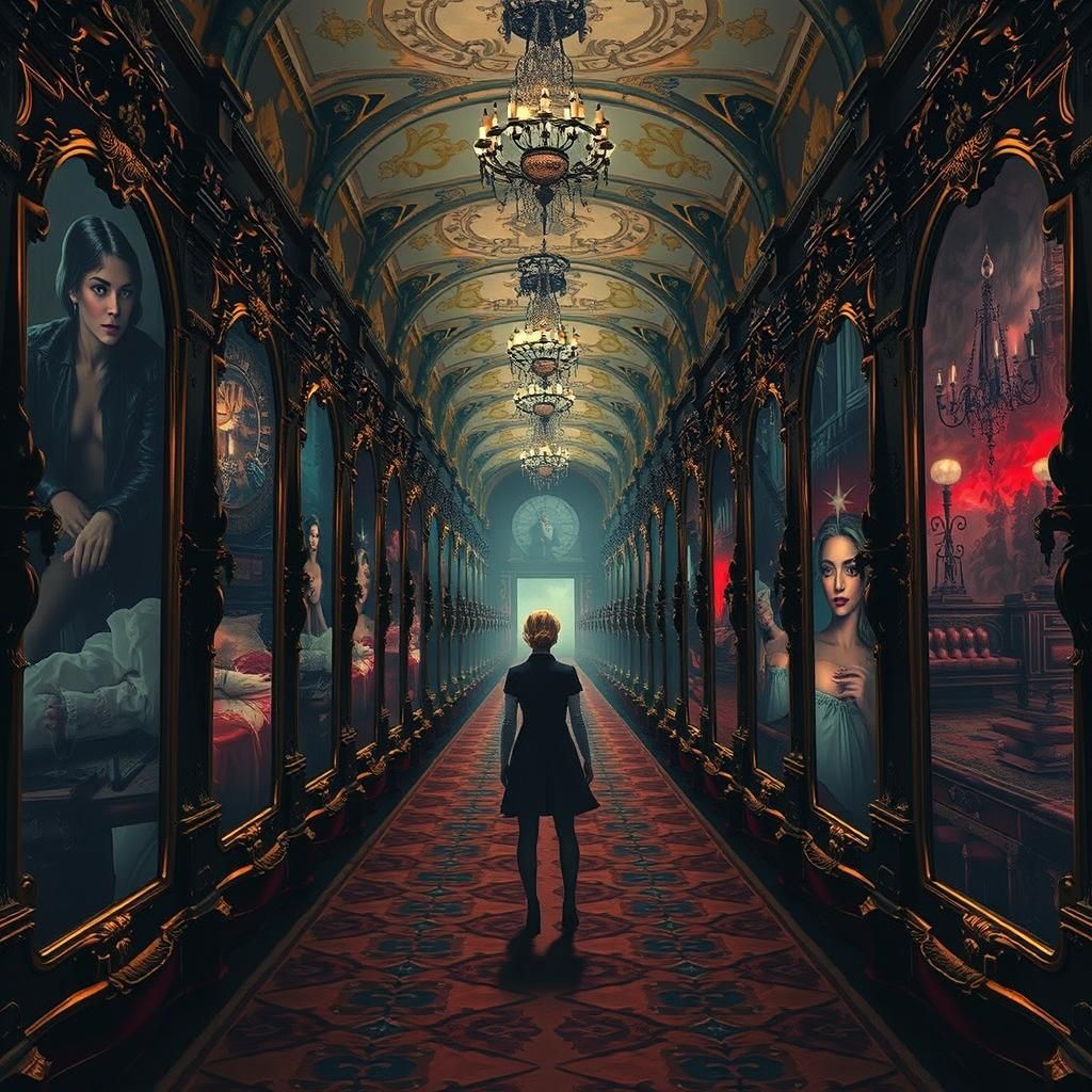 Endless Mirrored Corridor of Human Desires