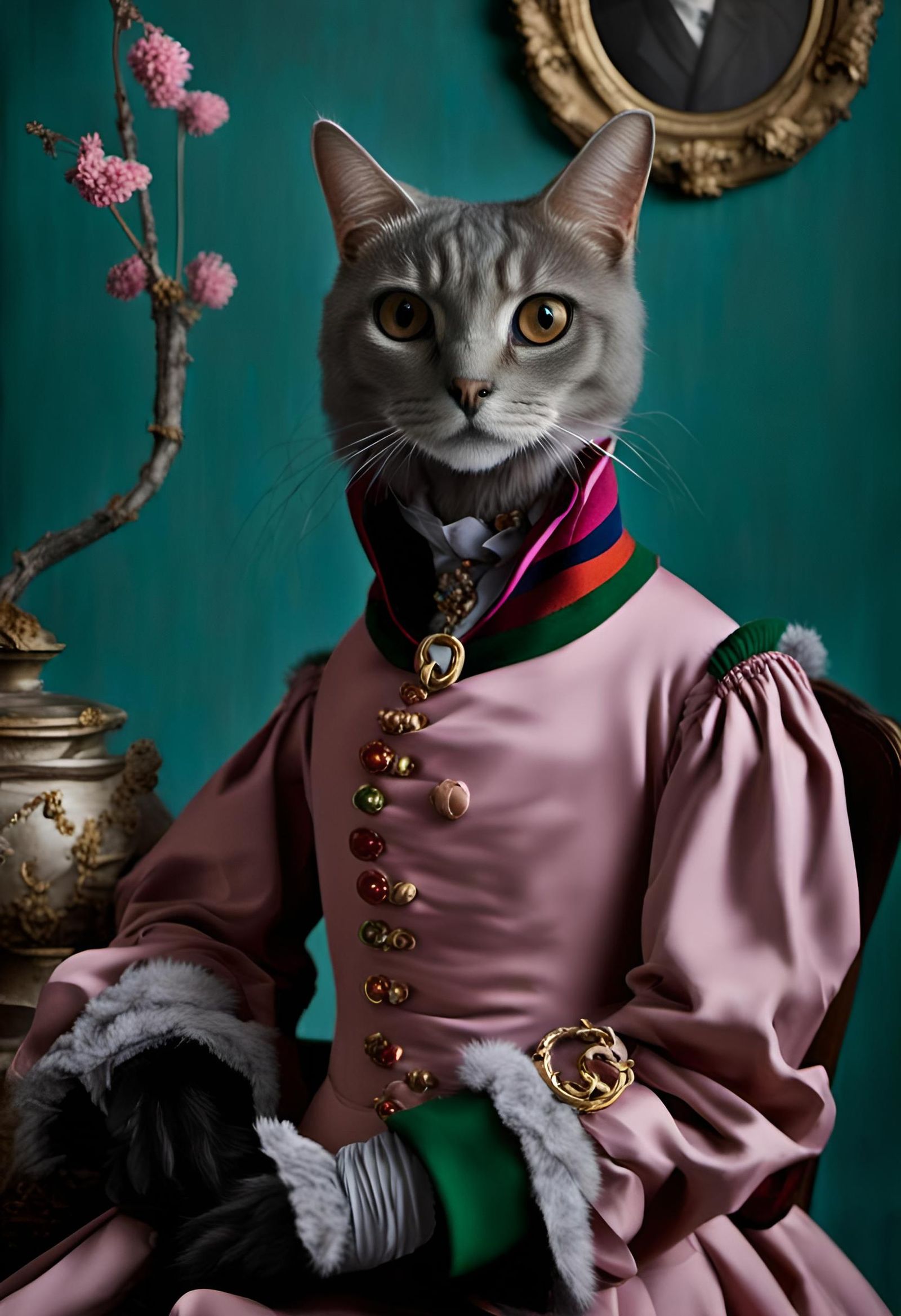 Noble cat portrait. 🩷